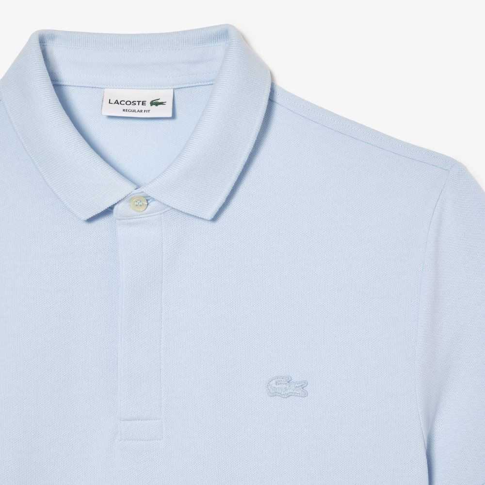 Light Blue Lacoste Smart Paris Polo Stretch Cotton | FRLZMQ-264