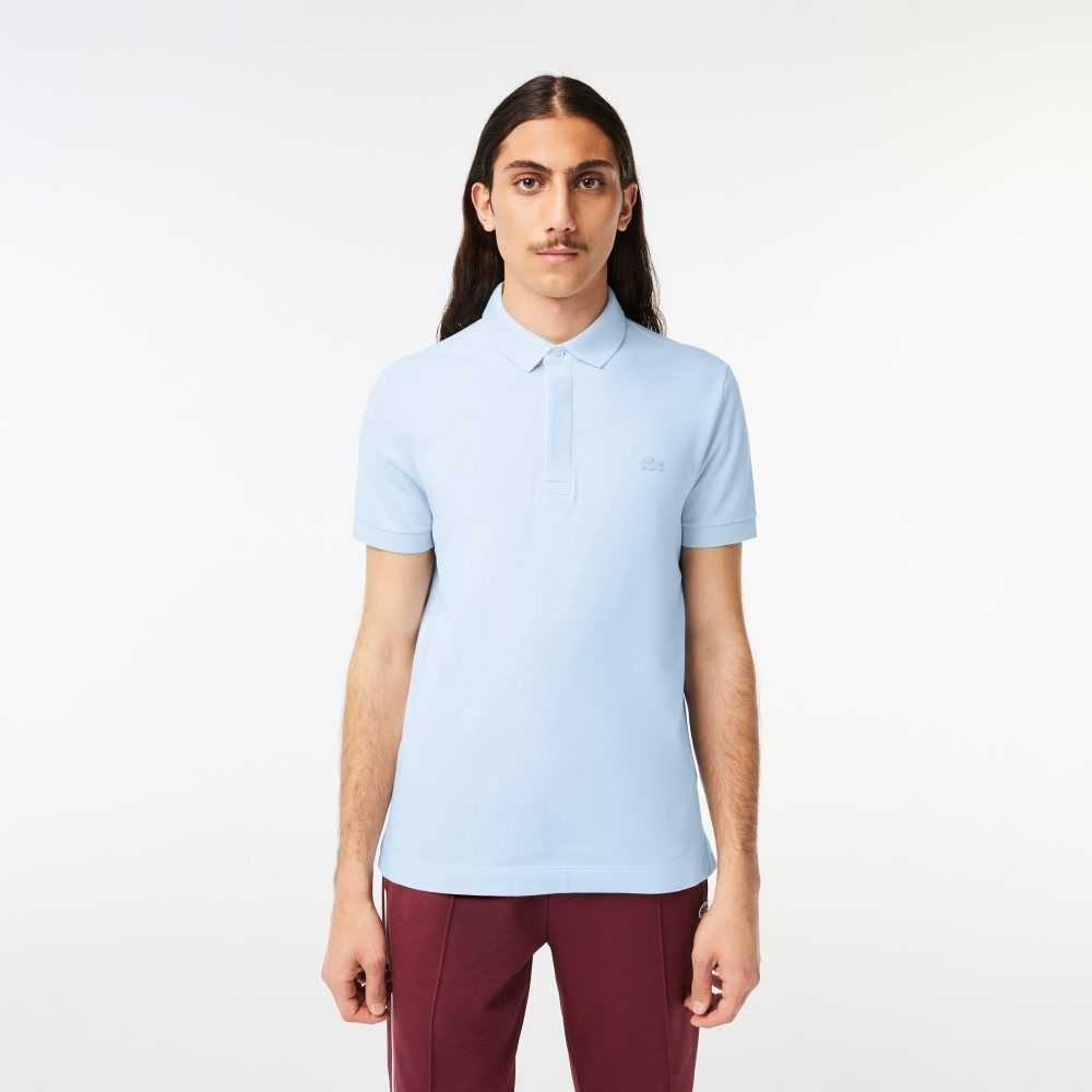 Light Blue Lacoste Smart Paris Polo Stretch Cotton | FRLZMQ-264