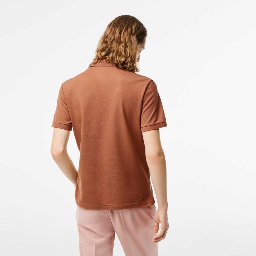 Light Brown Lacoste Original L.12.12 Slim Fit Petit Pique Cotton Polo | SONXGW-425