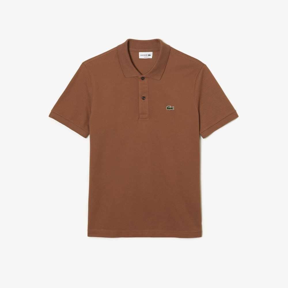 Light Brown Lacoste Original L.12.12 Slim Fit Petit Pique Cotton Polo | SONXGW-425