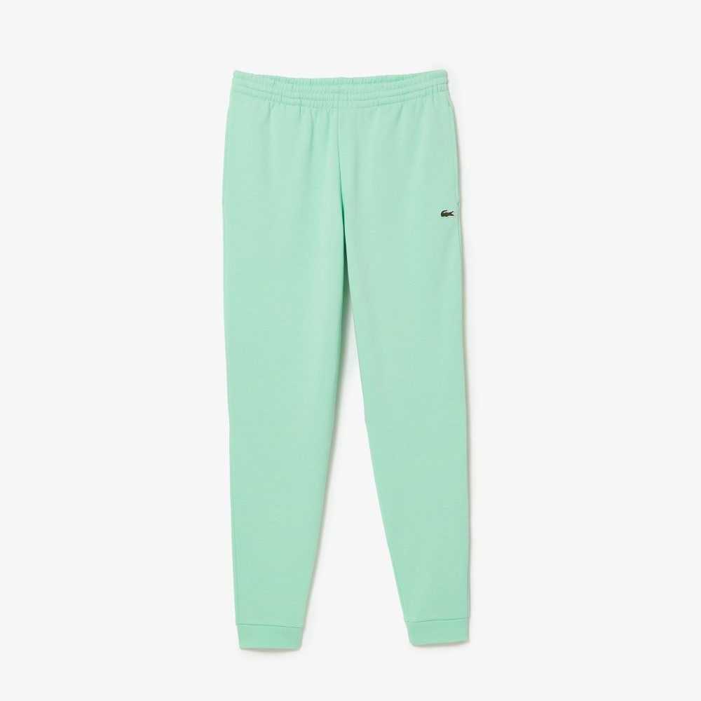 Light Green Lacoste Tapered Fit Fleece Trackpants | JYUKBG-465