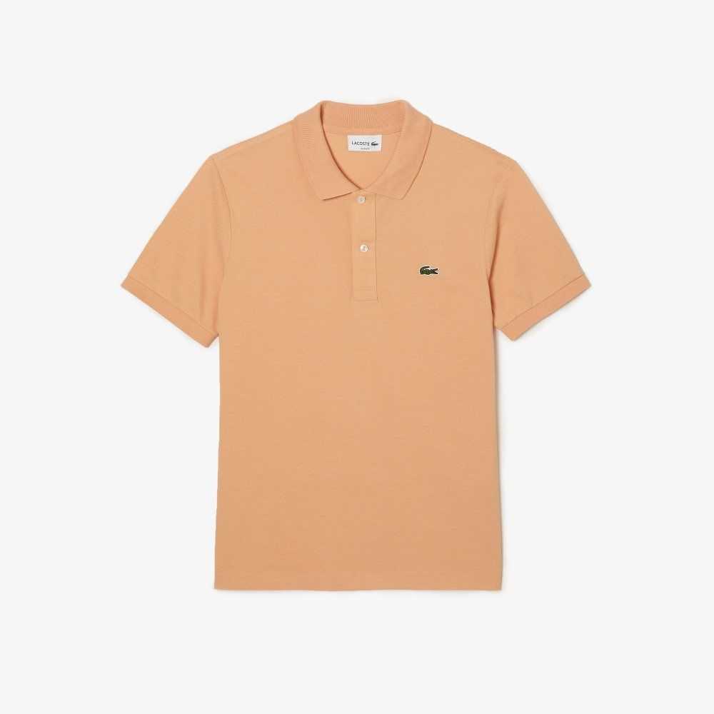 Light Orange Lacoste Original L.12.12 Slim Fit Petit Pique Cotton Polo | EAUDJM-732