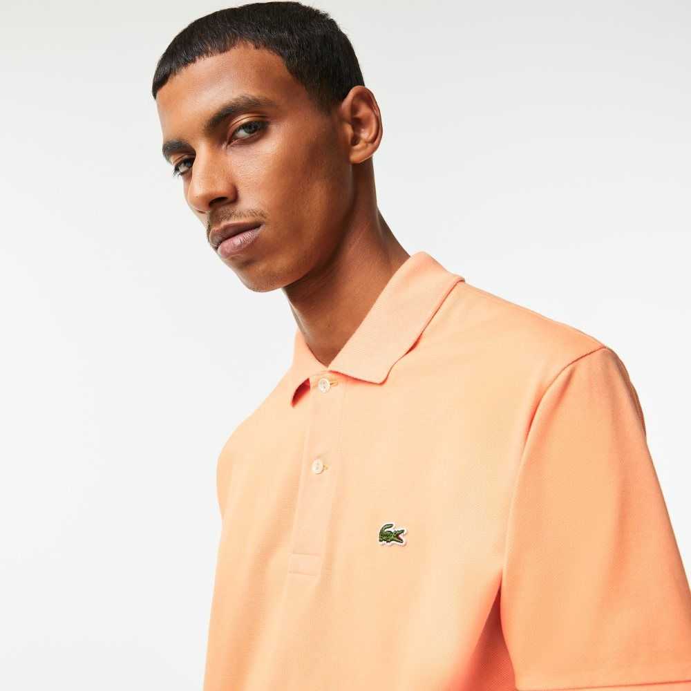 Light Orange Lacoste Original L.12.12 petit pique cotton Polo | CTSYLU-765