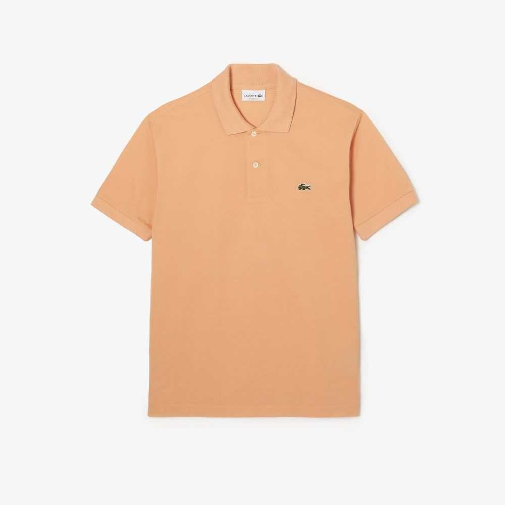 Light Orange Lacoste Original L.12.12 petit pique cotton Polo | CTSYLU-765