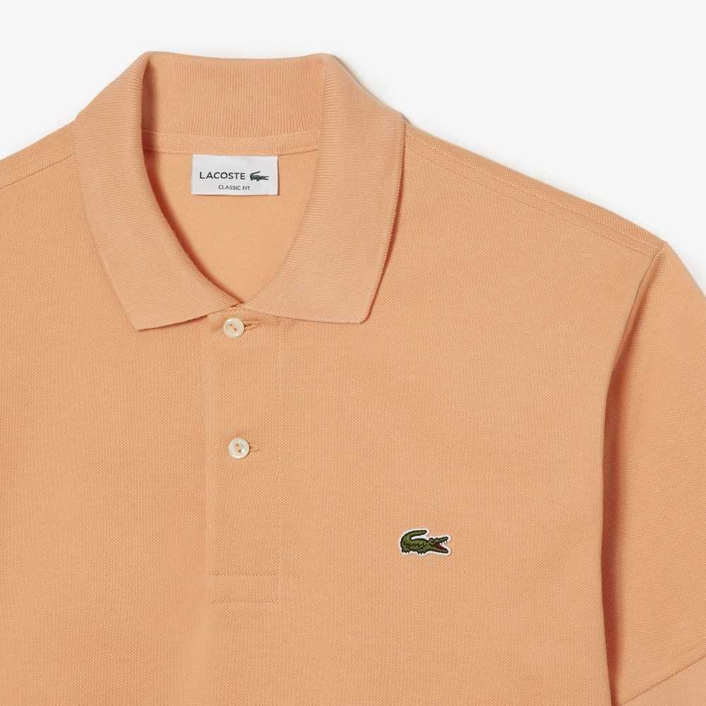 Light Orange Lacoste Original L.12.12 petit pique cotton Polo | CTSYLU-765