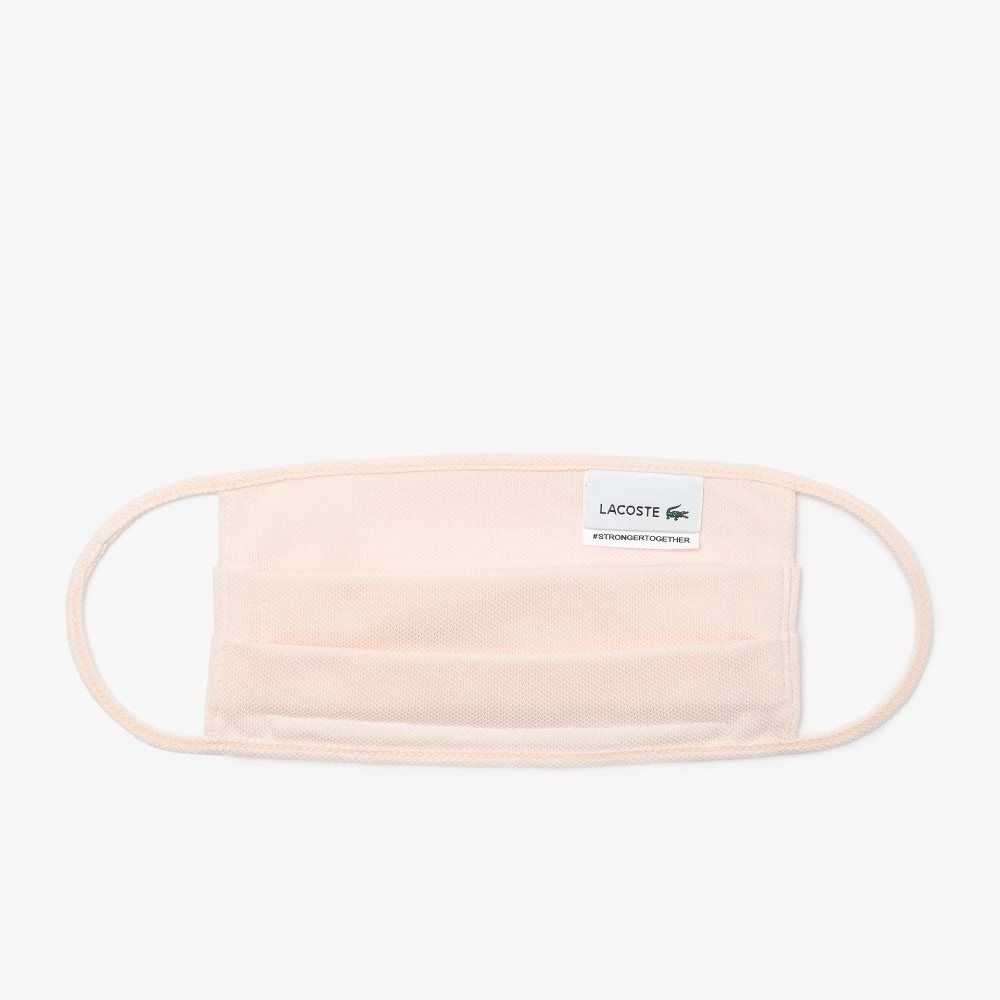 Light Pink Lacoste L.12.12 Face Masks 3-Pack | LTYUAK-194