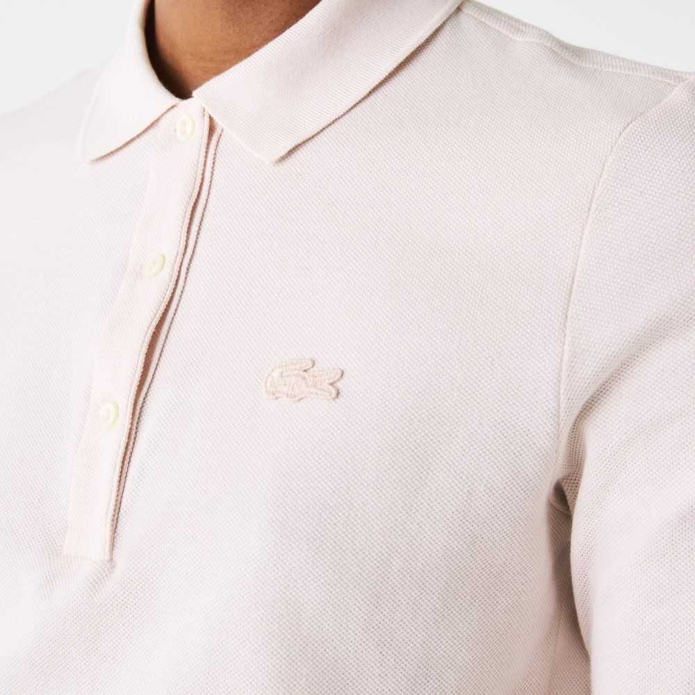 Light Pink Lacoste Slim Fit Supple Cotton Polo | ZCOHFI-820