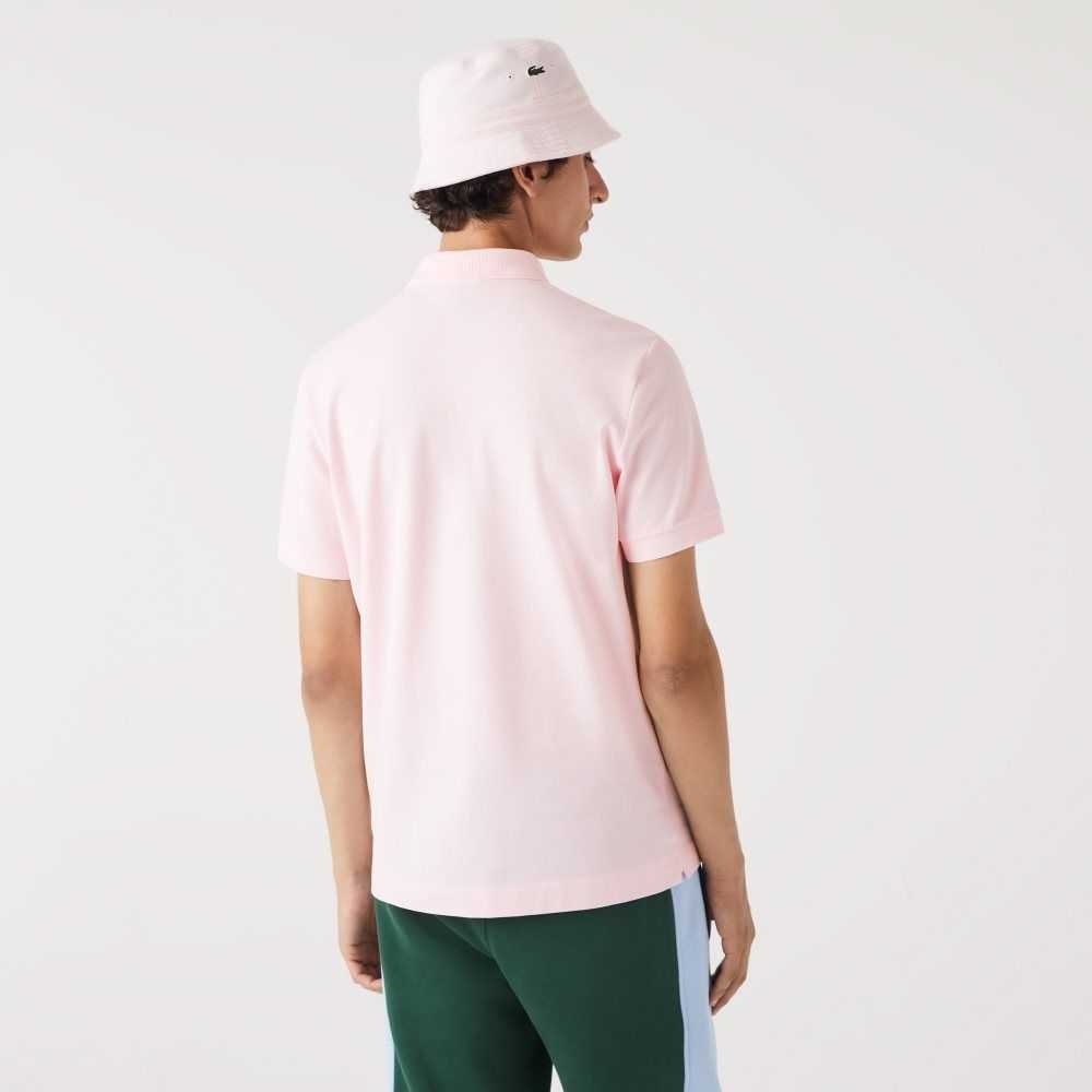 Light Pink Lacoste Smart Paris Polo Stretch Cotton | YLAIRX-731