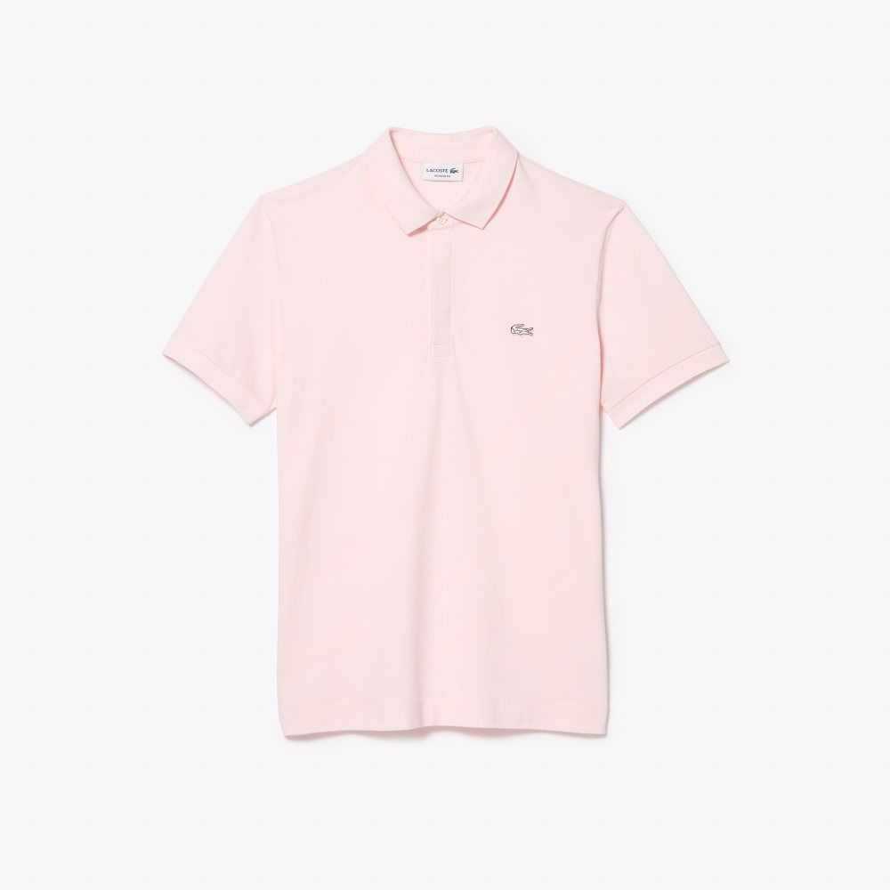 Light Pink Lacoste Smart Paris Polo Stretch Cotton | YLAIRX-731