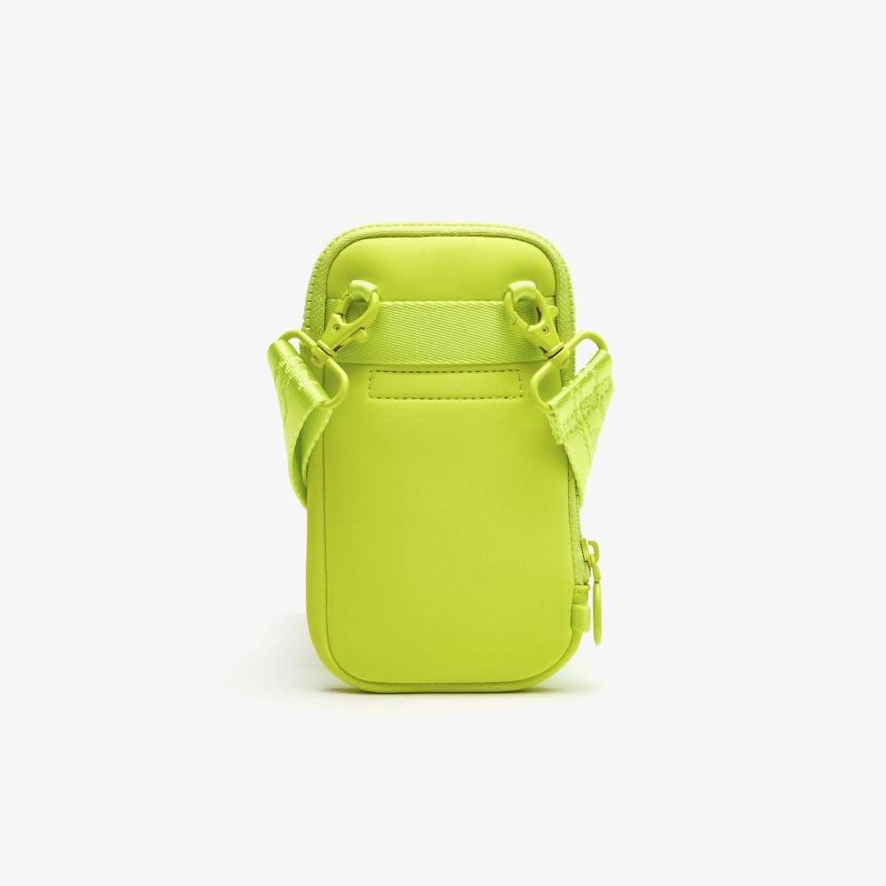 Lime Lacoste Logo Strap Smartphone Holder | HLGSVJ-586