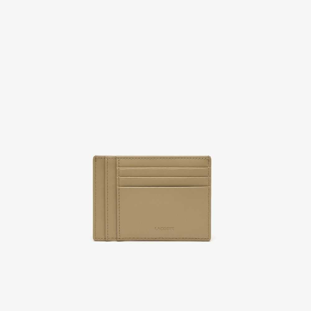 Lion Lacoste Chantaco Calfskin Leather Card Holder | PVCWFN-740