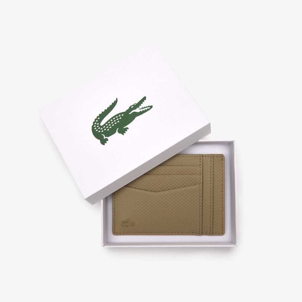 Lion Lacoste Chantaco Calfskin Leather Card Holder | PVCWFN-740