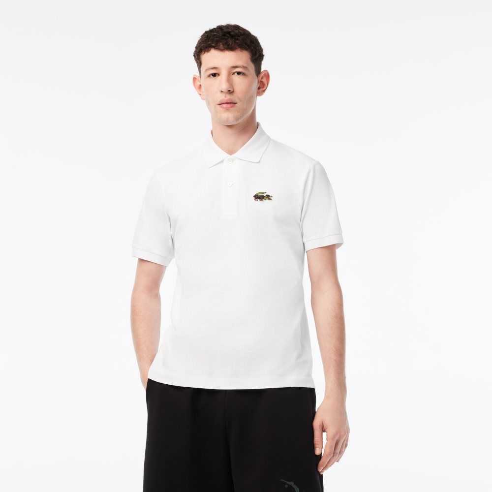 Lupin Lacoste x Netflix Organic Cotton Polo | HVWPOY-325