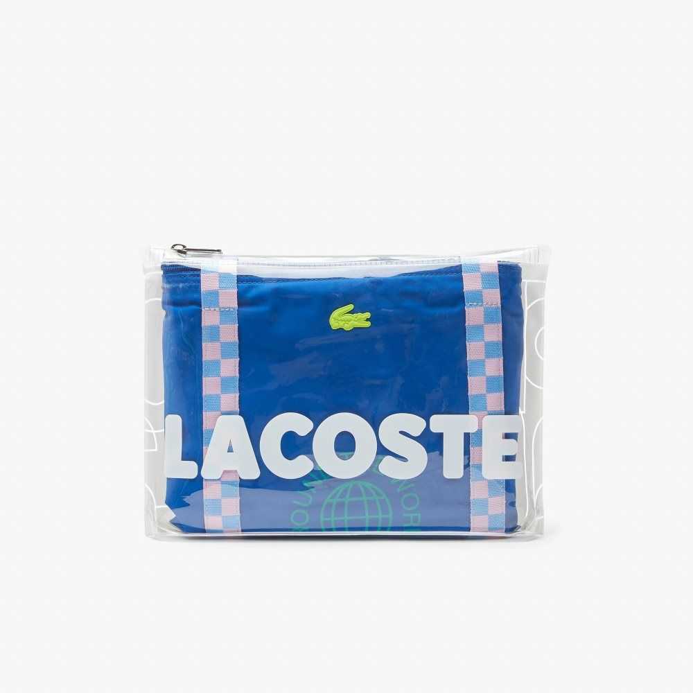 Marina Allover Lacoste Collapsible Weekend Bag | ROCKPV-841