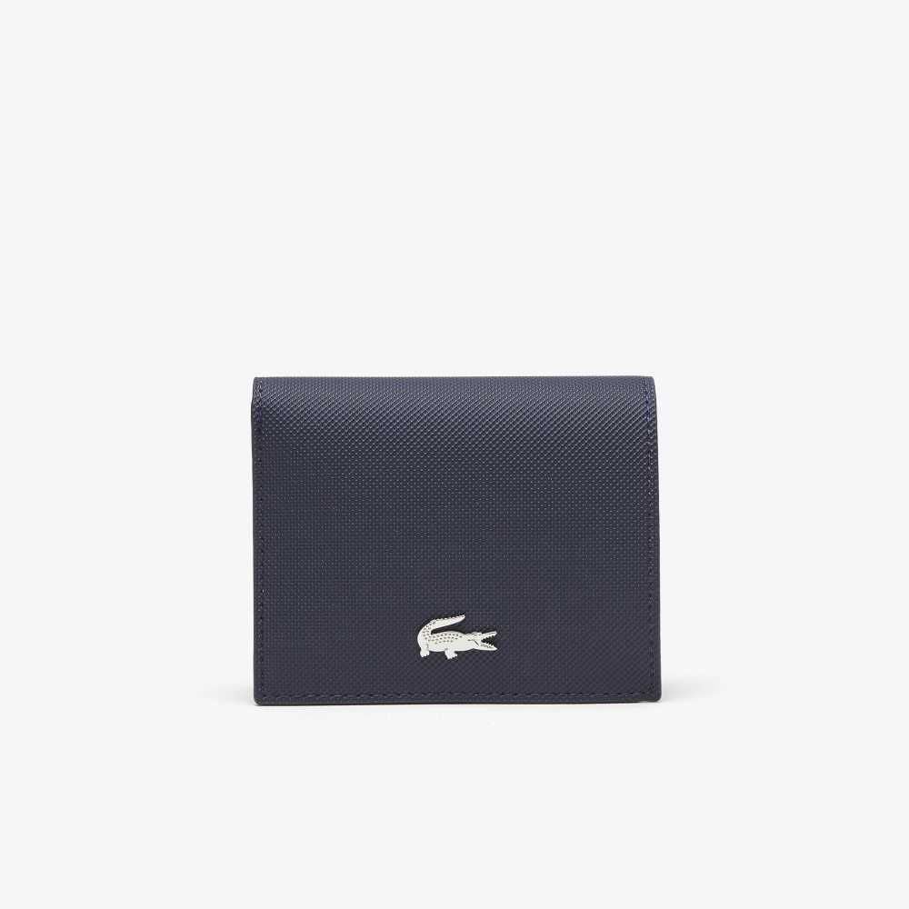 Marine 166 Rouge 240 Lacoste Anna Small Snap Folding Wallet | GPISXJ-541