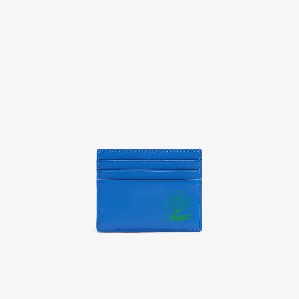 Marine Samui Lacoste Color-Block Nautical Print Card Holder | BXAYMK-230