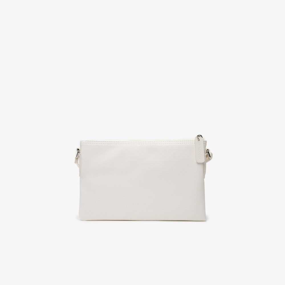 Marshmallow Lacoste L.12.12 Concept Flat Crossover Bag | JBYGLM-470