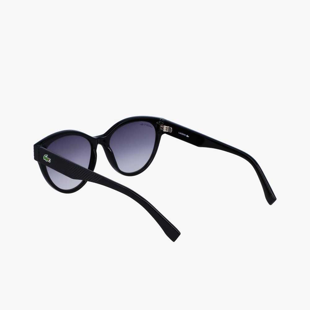 Matt Black Lacoste L.12.12 Sunglasses | TYJHCE-127