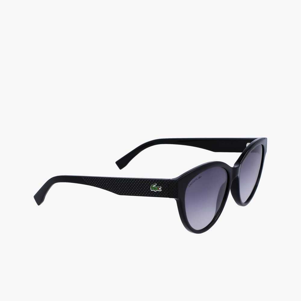 Matt Black Lacoste L.12.12 Sunglasses | TYJHCE-127