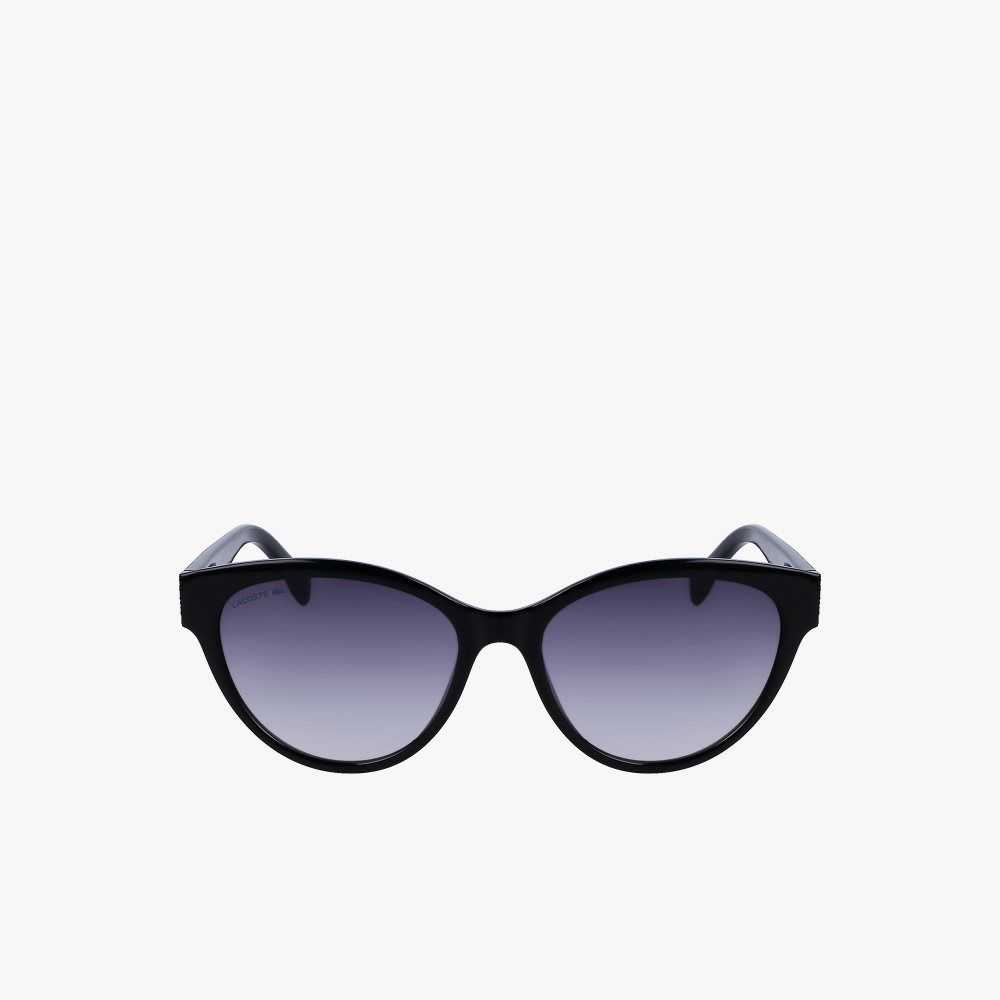 Matt Black Lacoste L.12.12 Sunglasses | TYJHCE-127