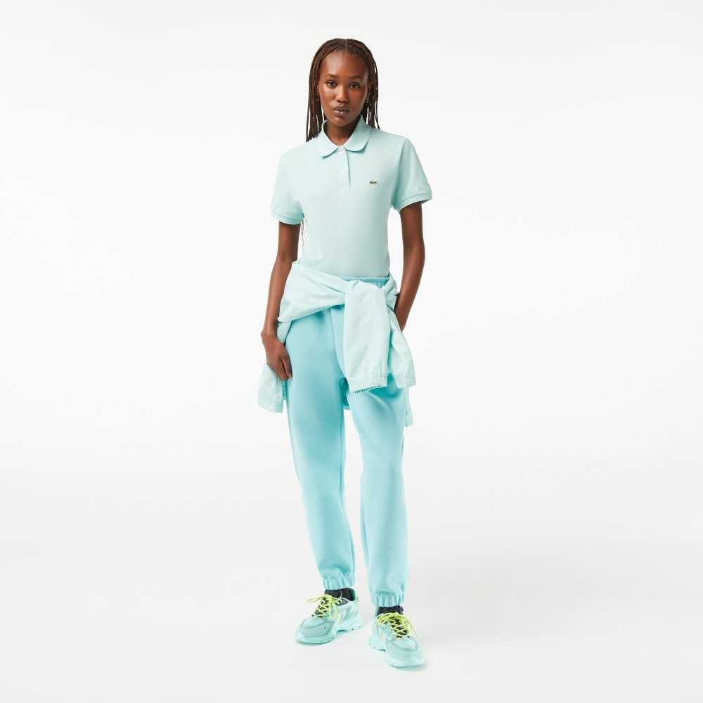 Mint Lacoste Blended Cotton Joggers | DGRJWA-105