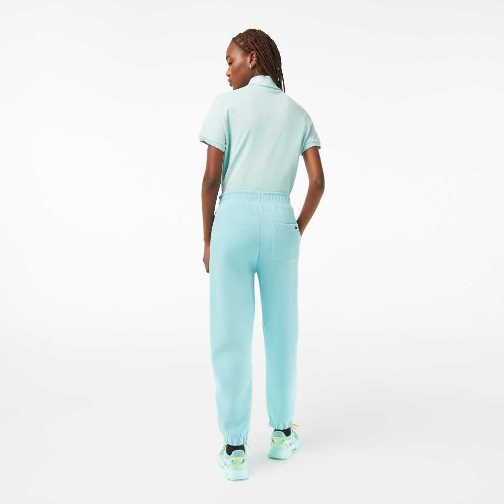 Mint Lacoste Blended Cotton Joggers | DGRJWA-105