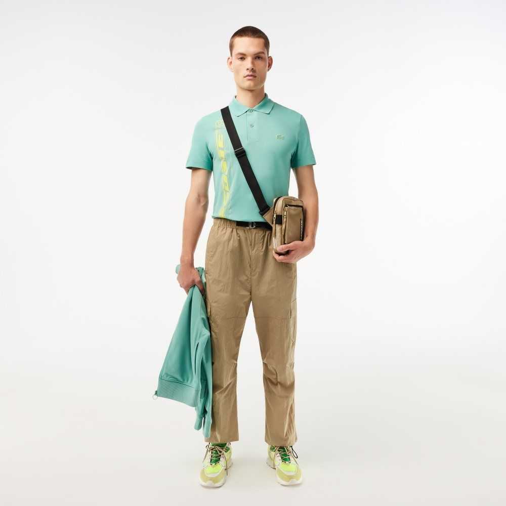 Mint Lacoste Movement Signature 3D Polo | JADXUL-450