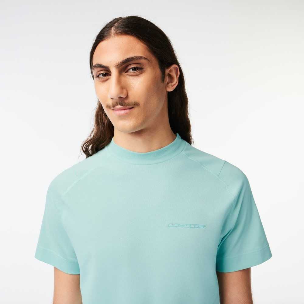 Mint Lacoste Slim Fit Organic Cotton Pique T-Shirt | BHZXOY-674