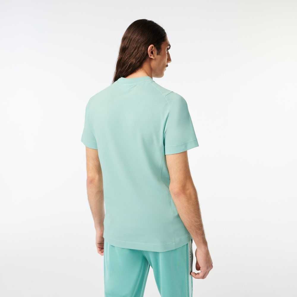 Mint Lacoste Slim Fit Organic Cotton Pique T-Shirt | BHZXOY-674