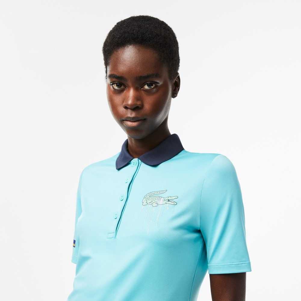 Mint Lacoste Sport Miami Open Edition Polo | MVHPKX-482