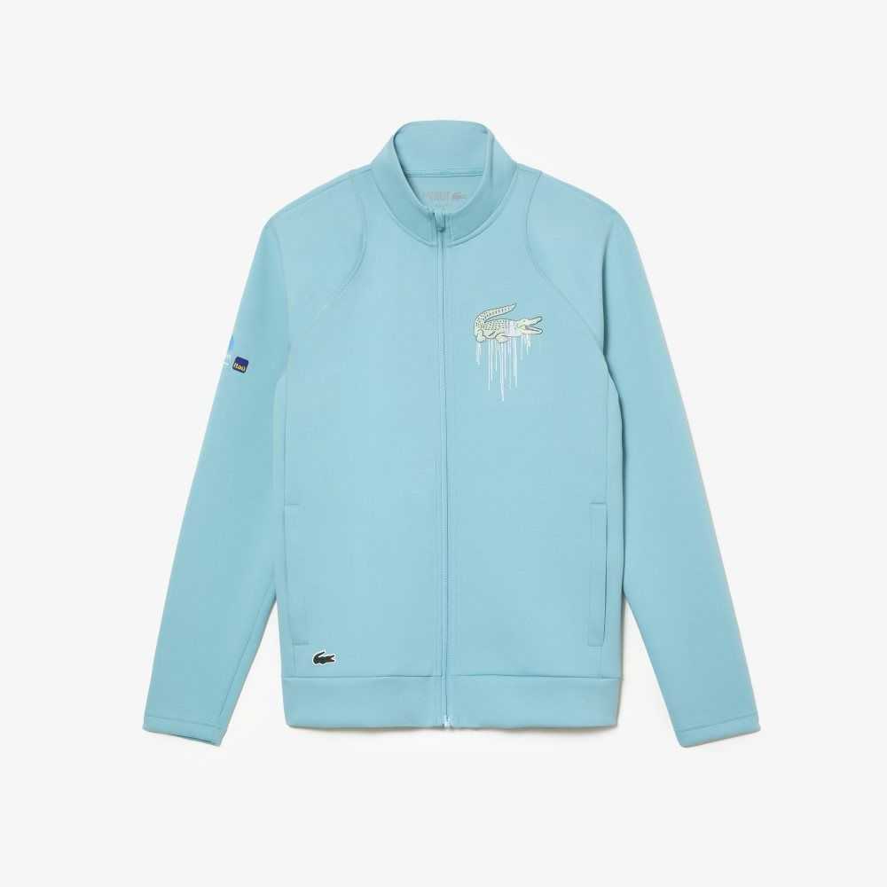 Mint Lacoste Sport Miami Open Edition Sweatshirt | ZDMWCI-463