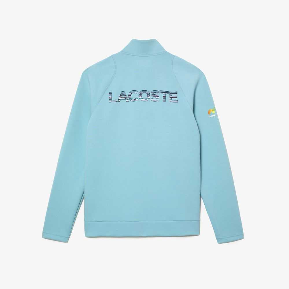 Mint Lacoste Sport Miami Open Edition Sweatshirt | ZDMWCI-463