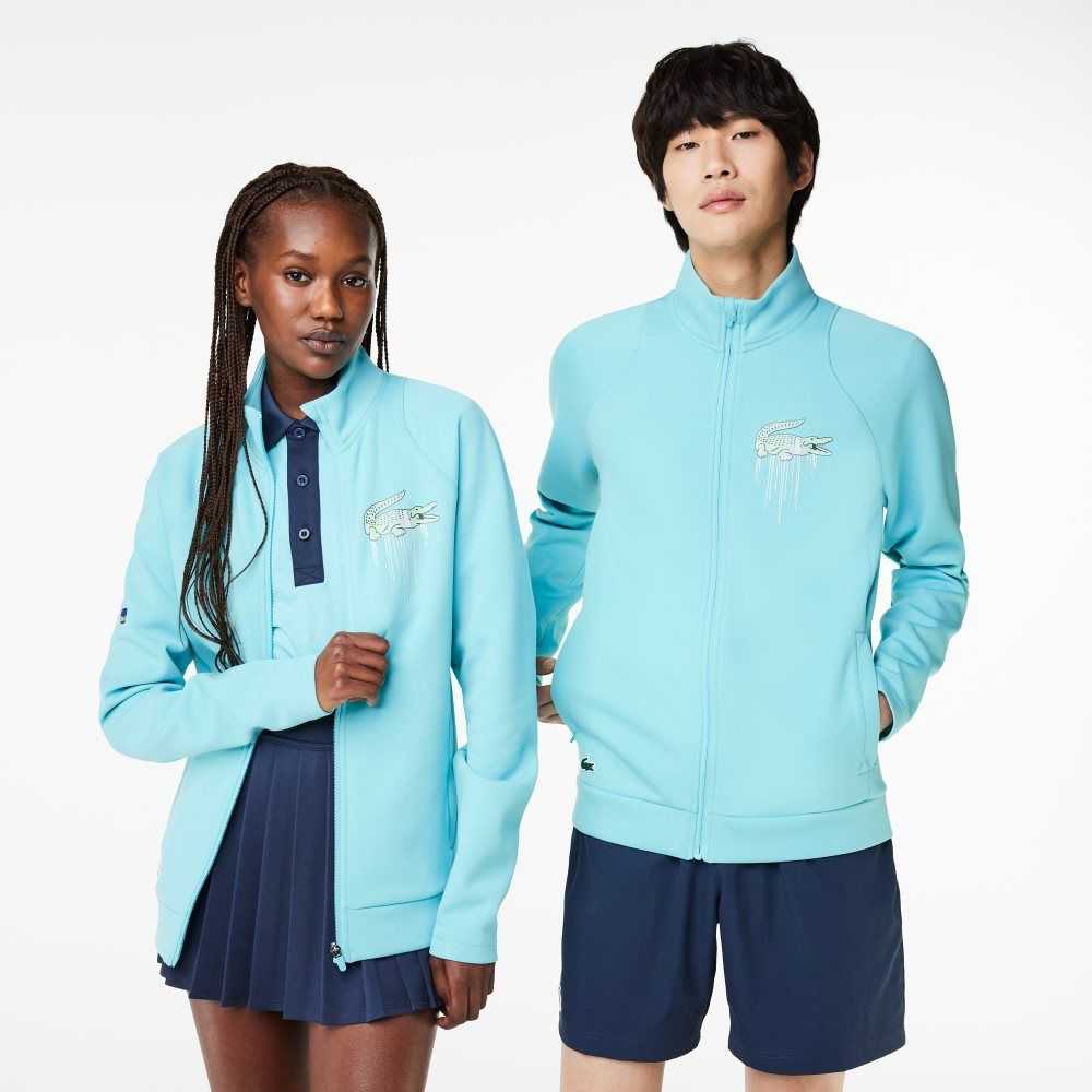 Mint Lacoste Sport Miami Open Edition Sweatshirt | ZDMWCI-463