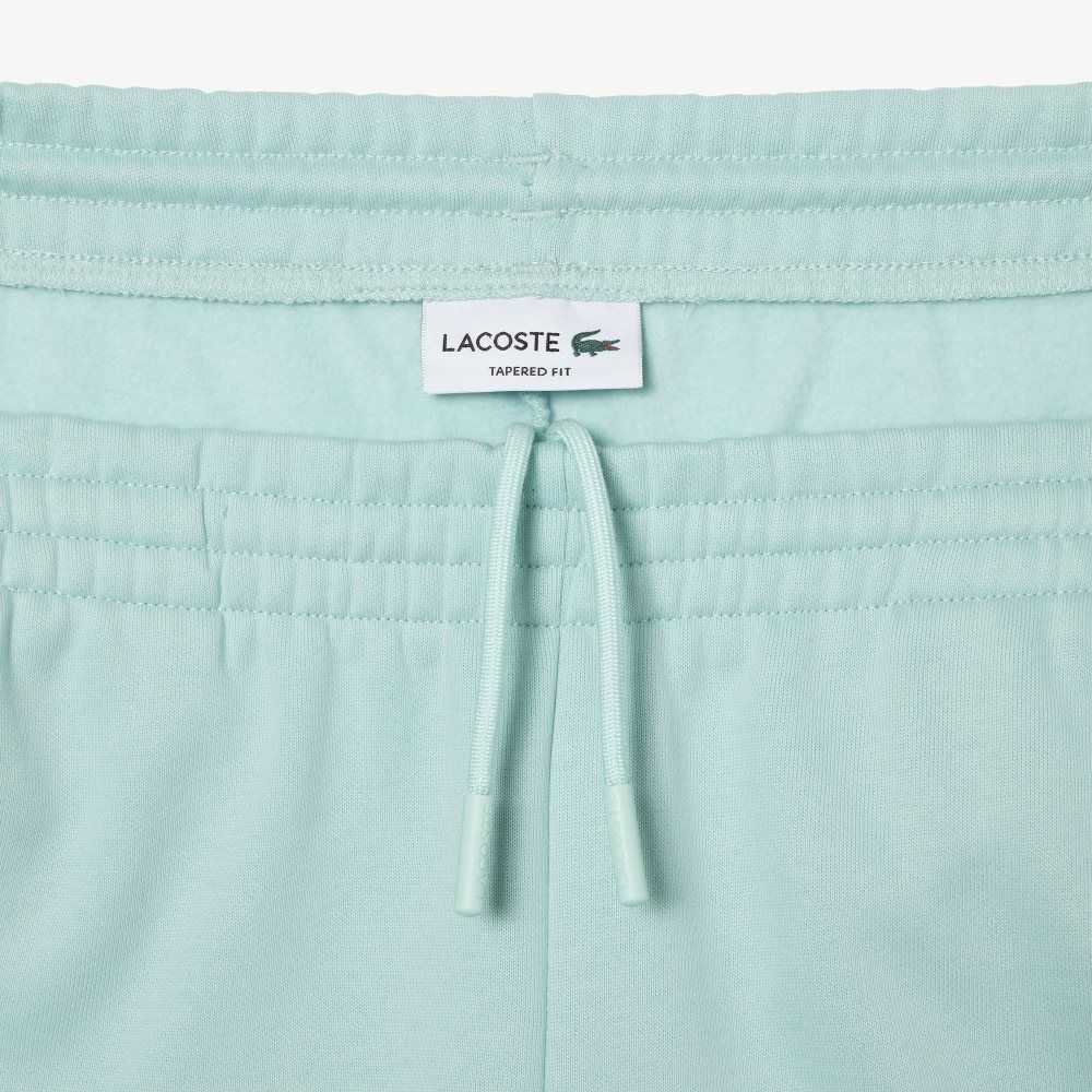 Mint Lacoste Tapered Fit Fleece Trackpants | IVCYOA-243