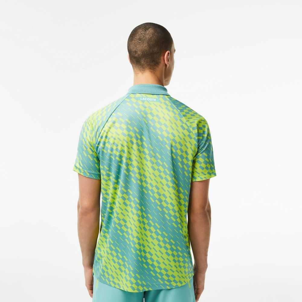 Mint Lacoste Tennis x Novak Djokovic Fan Version Polo | YHWFTV-340