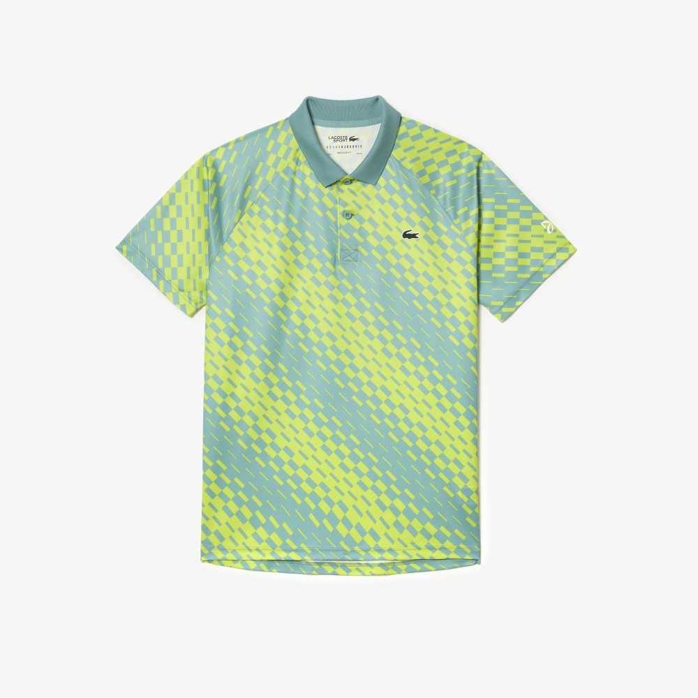 Mint Lacoste Tennis x Novak Djokovic Fan Version Polo | YHWFTV-340