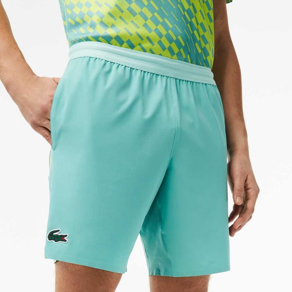 Mint Lacoste Tennis x Novak Djokovic Shorts | TQHXVC-368