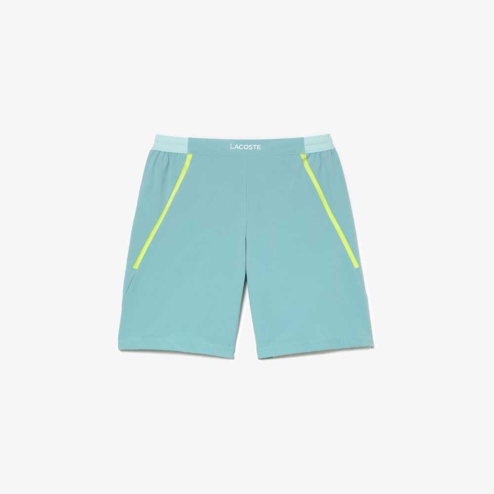 Mint Lacoste Tennis x Novak Djokovic Shorts | TQHXVC-368