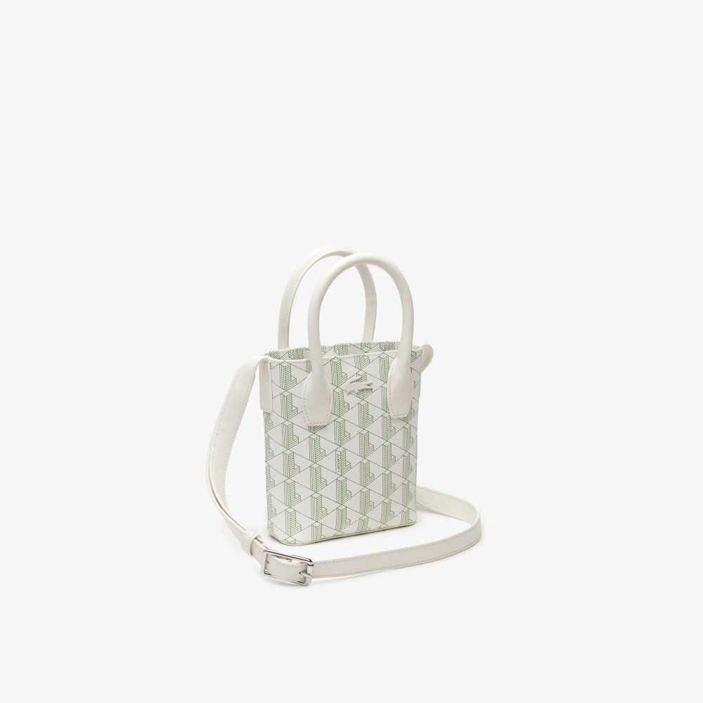 Mono Farine Estragon Lacoste Monogram Print Mini Satchel | LPQNDC-602