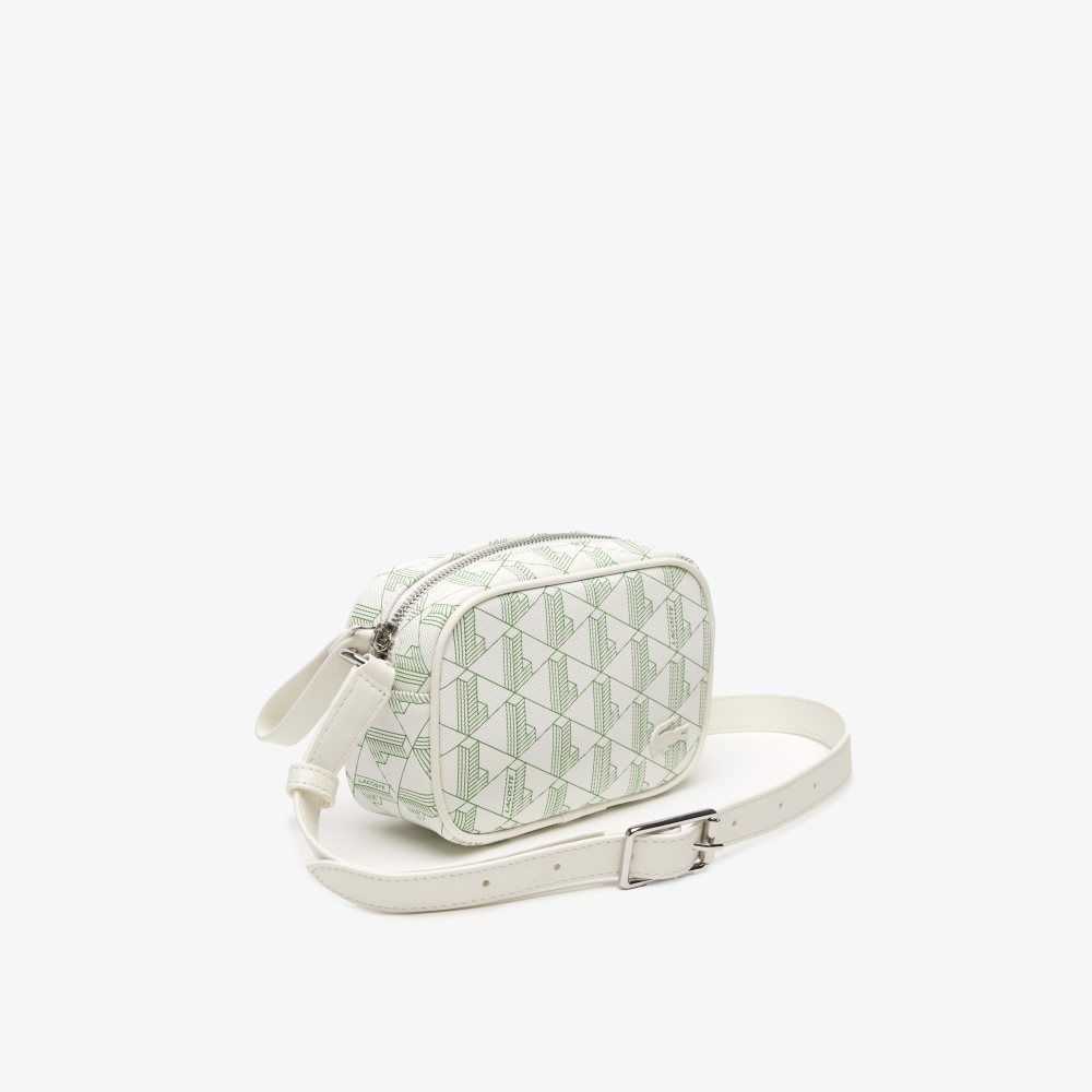 Mono Farine Estragon Lacoste Small Monogram Print Cross Body Bag | PAKQME-286