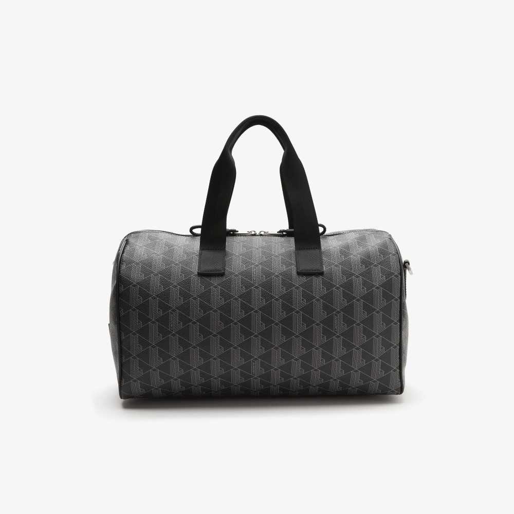 Monogram Noir Gris Lacoste The Blend Monogram Print Weekend Bag | HYGDSZ-378