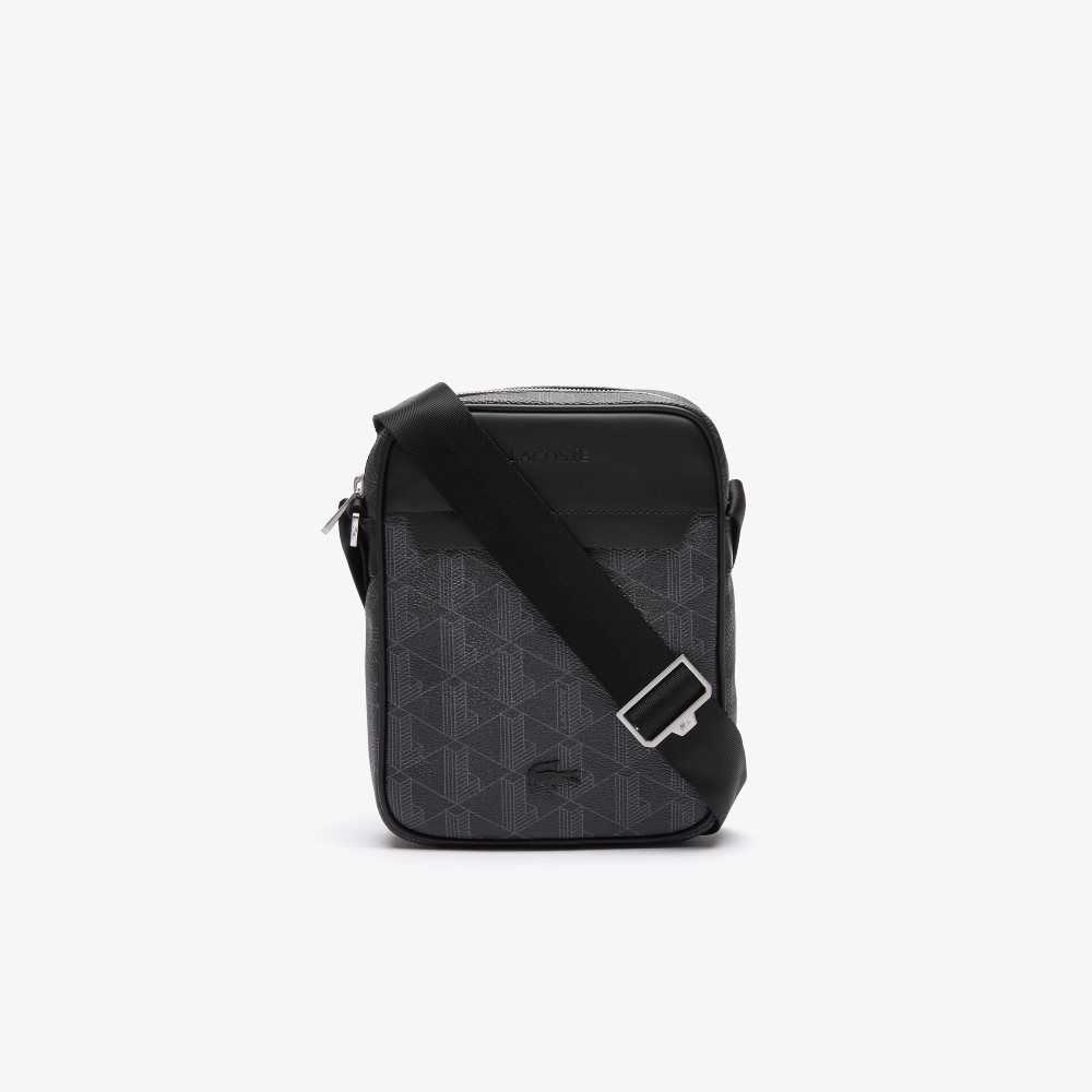 Monogram Noir Gris Lacoste The Blend Monogram Canvas Vertical Bag | NUAICJ-724