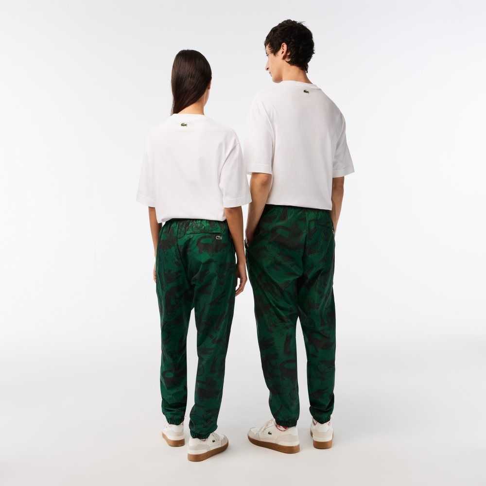 Multicolor Lacoste x Netflix Printed Track Pants | AKNBOJ-968