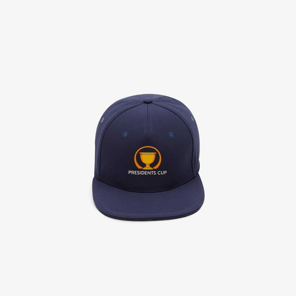 Navy Blue Lacoste Presidents Cup SPORT Adjustable Cap | DNOIVT-173