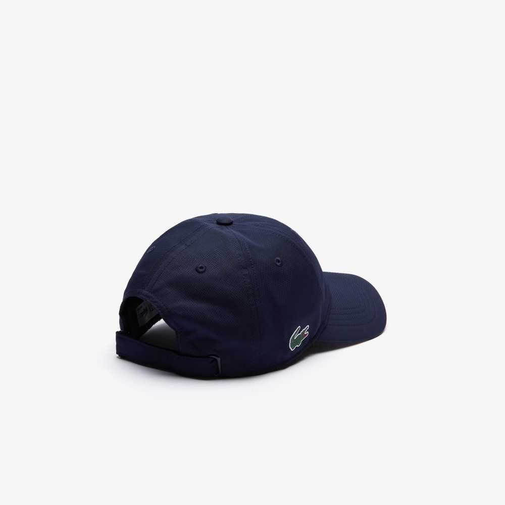 Navy Blue Lacoste SPORT Lightweight Cap | KPDZNU-973