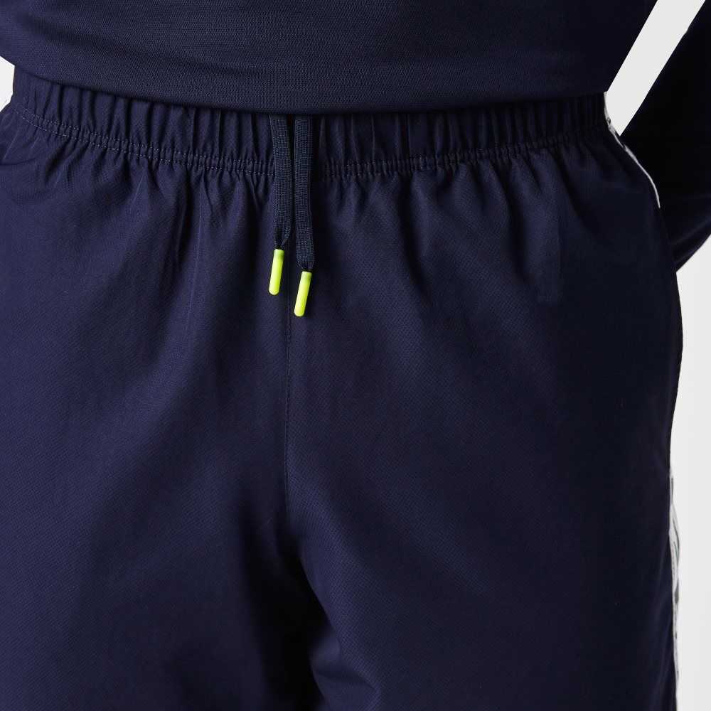 Navy Blue Lacoste SPORT Taffeta Tennis Shorts | KDRSYV-391