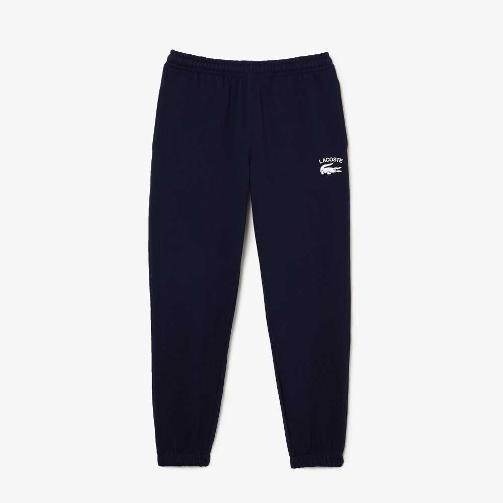 Navy Blue Lacoste Tapered Fit Trackpants | HPXBDW-016