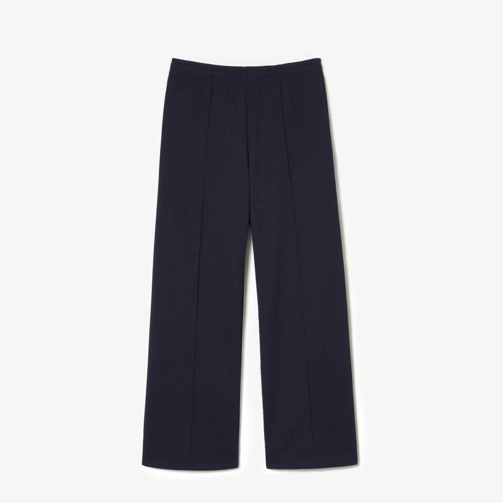 Navy Blue Lacoste x Goop Two-Ply Pique Trackpants | GJXFZT-697