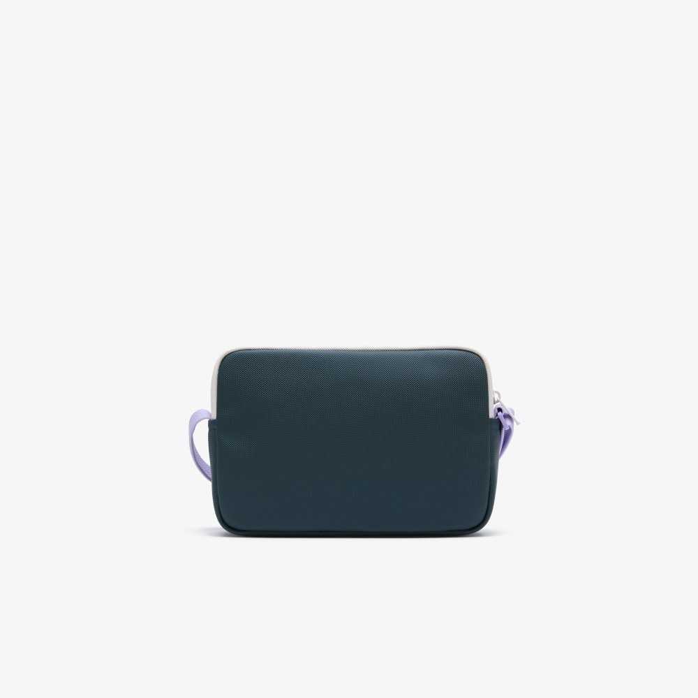 Noir Laponie Plumage Cyna Lacoste Color-Block Crossover Bag | WJKBVR-320