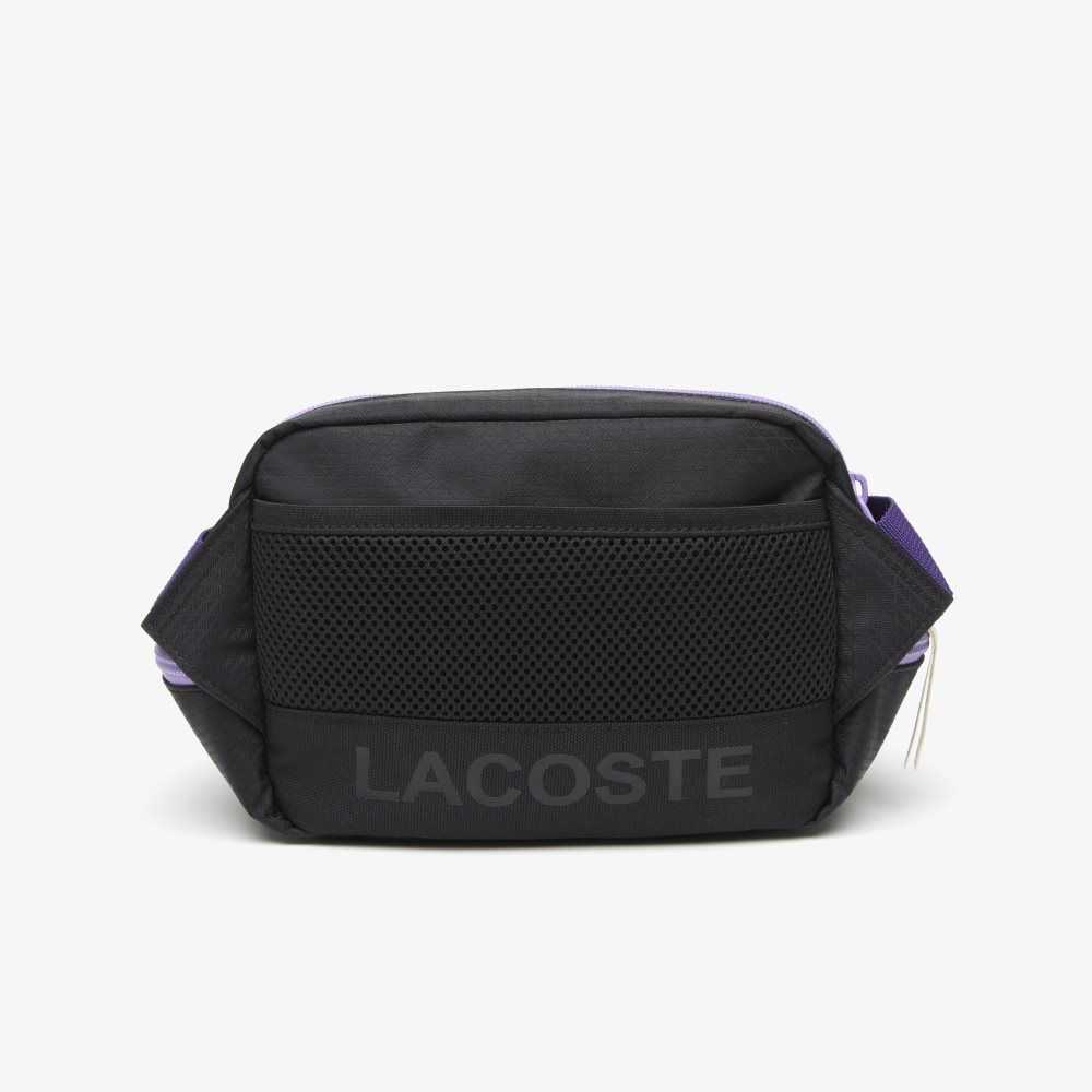 Noir Samui Neva Farine Lacoste Color-Block Bag | GSMLAF-238